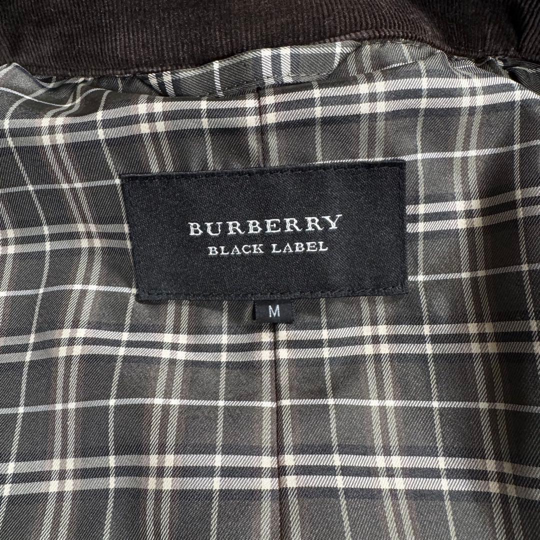 バーバリーブラックレーベル M-65 キルティング ミリタリージャケット カーキ