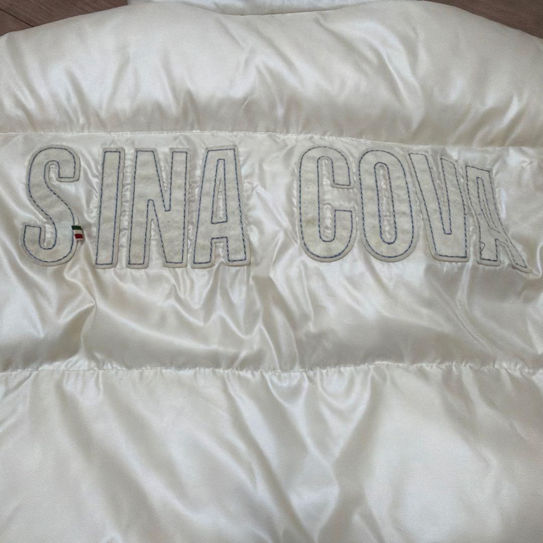 希少 SINA COVA ダウンジャケット ホワイ トシナコバ L