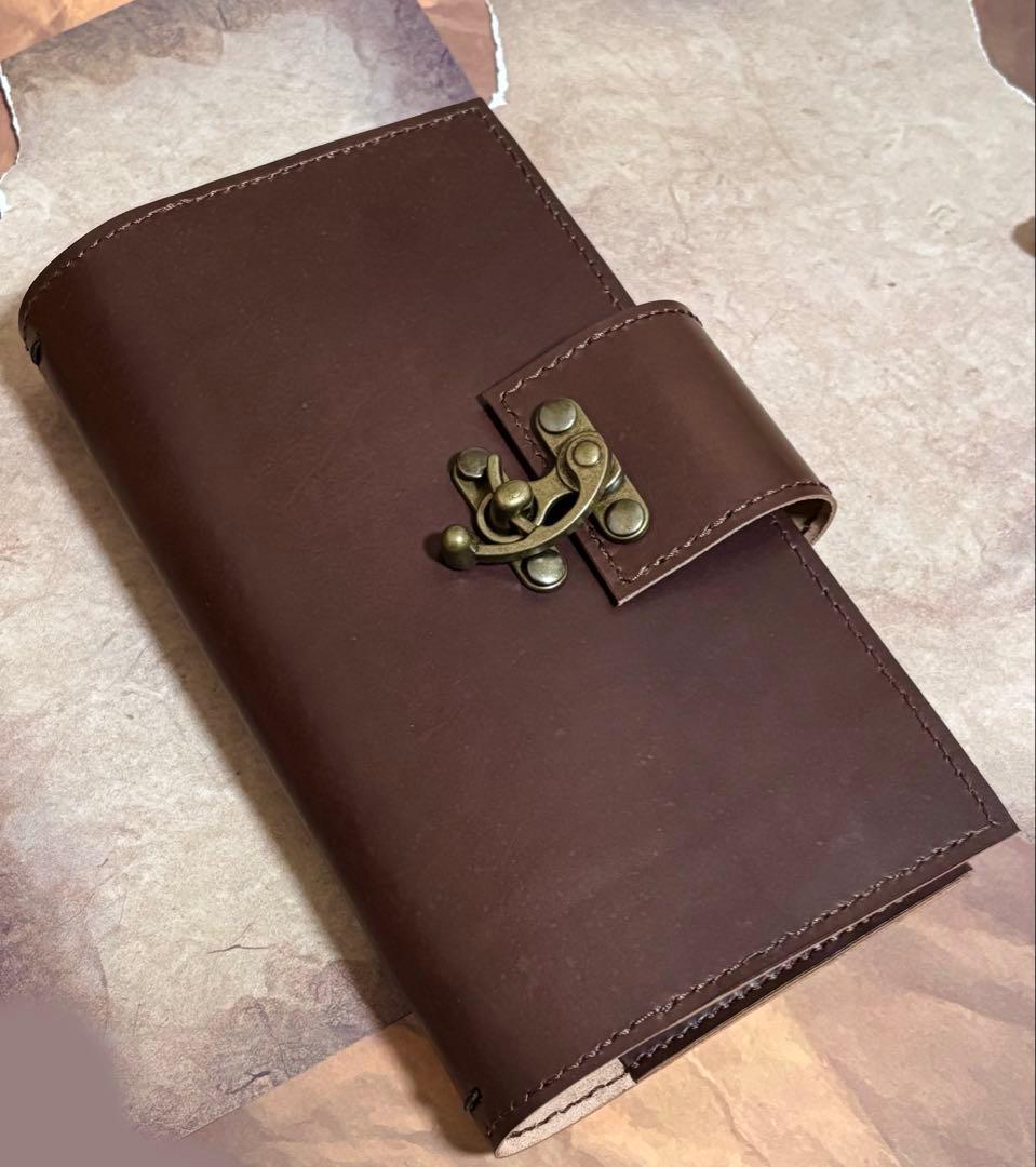 本革　レギュラーサイズ トラベラーズノート コラージュ収納ファイル