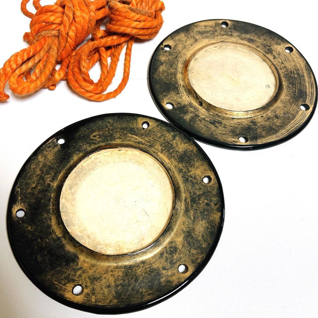 【希少】鼓　蒔絵　小鼓　胴　和楽器　漆塗り　伝統芸能　能 歌舞伎　竹雀　金彩