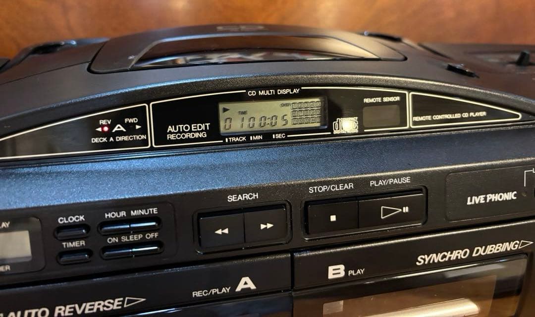 Victor RC-X55 ラジカセ：作動品