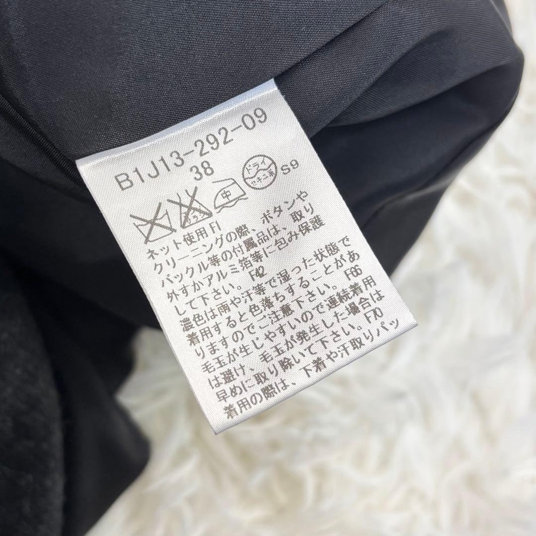 バーバリー ロンドン カシミヤウール ノバチェック ワンピース 38