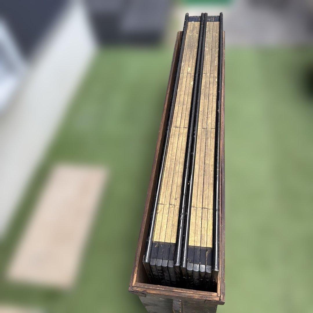 山水画の屏風2枚　箱入り