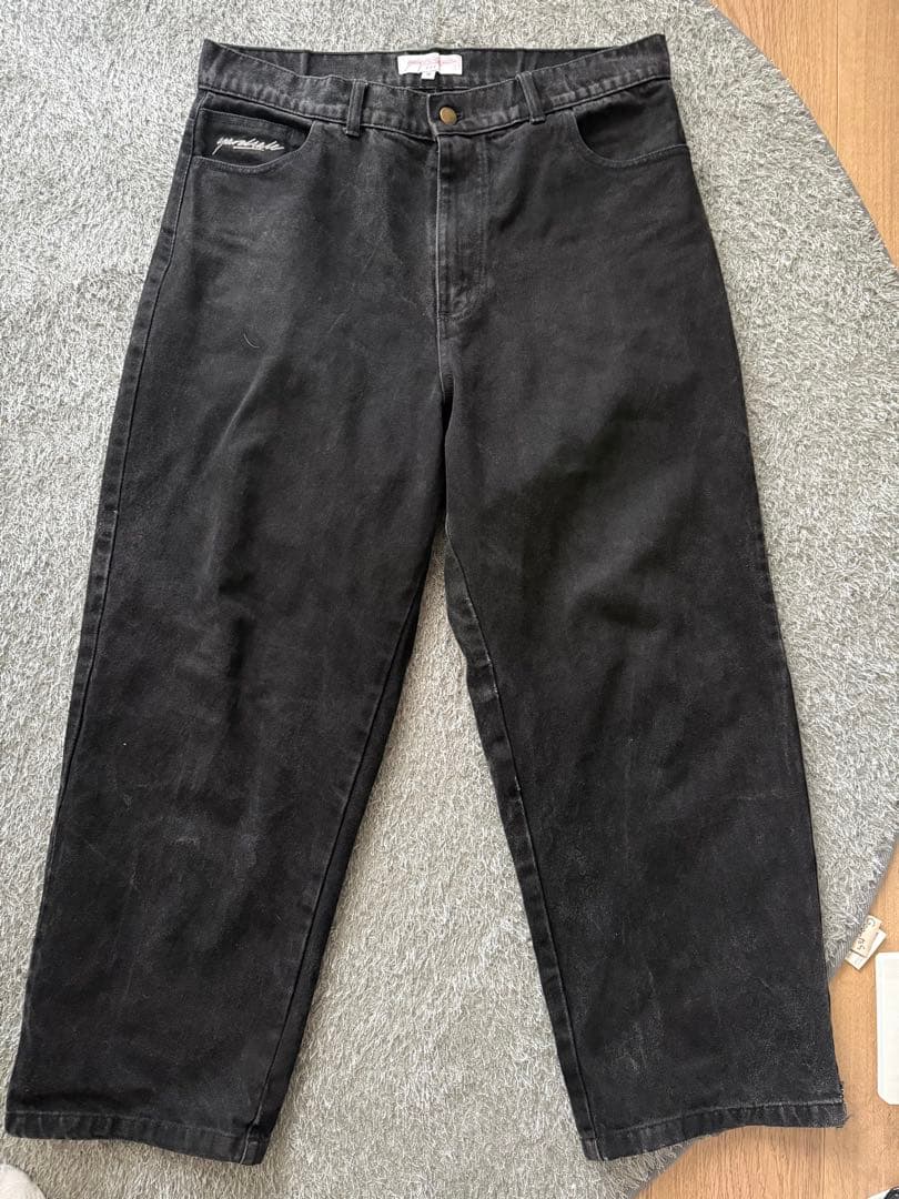 yardsale 初期 ヤードセール正規品 バギーデニム ワイドデニム