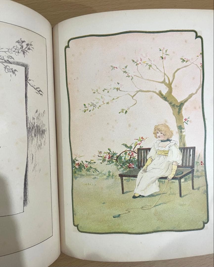 No.357希少 アンティーク 古書 洋書 絵本 ビクトリアン 児童書 童謡