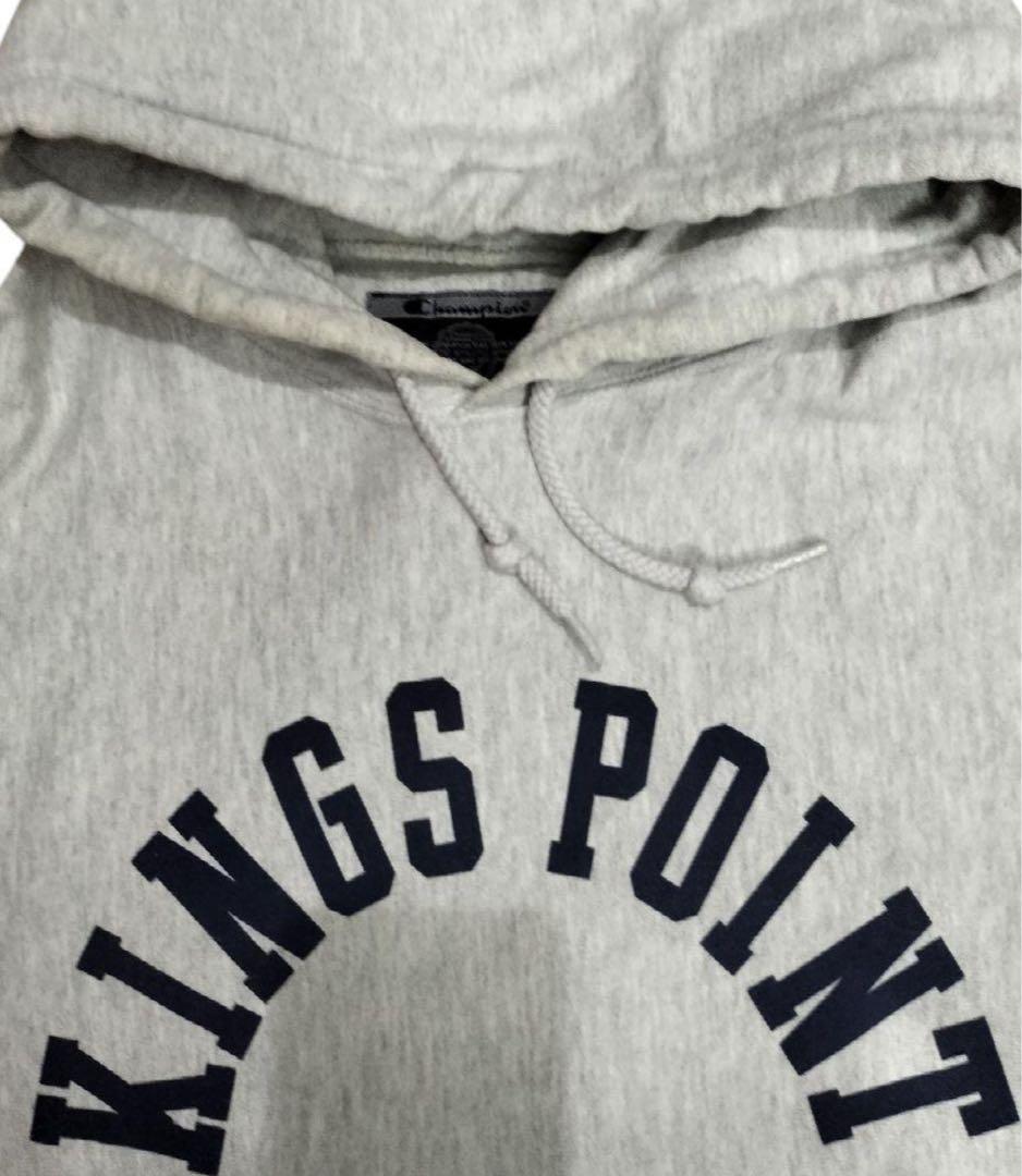 【最終値下げ】チャンピオン リバースウィーブ パーカー　キングスポイント　XL