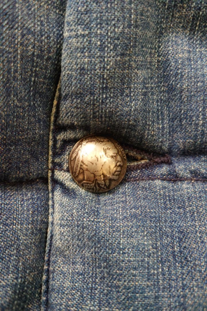 レミレリーフ (REMI RELEAF) デニム ダウンジャケット Lサイズ