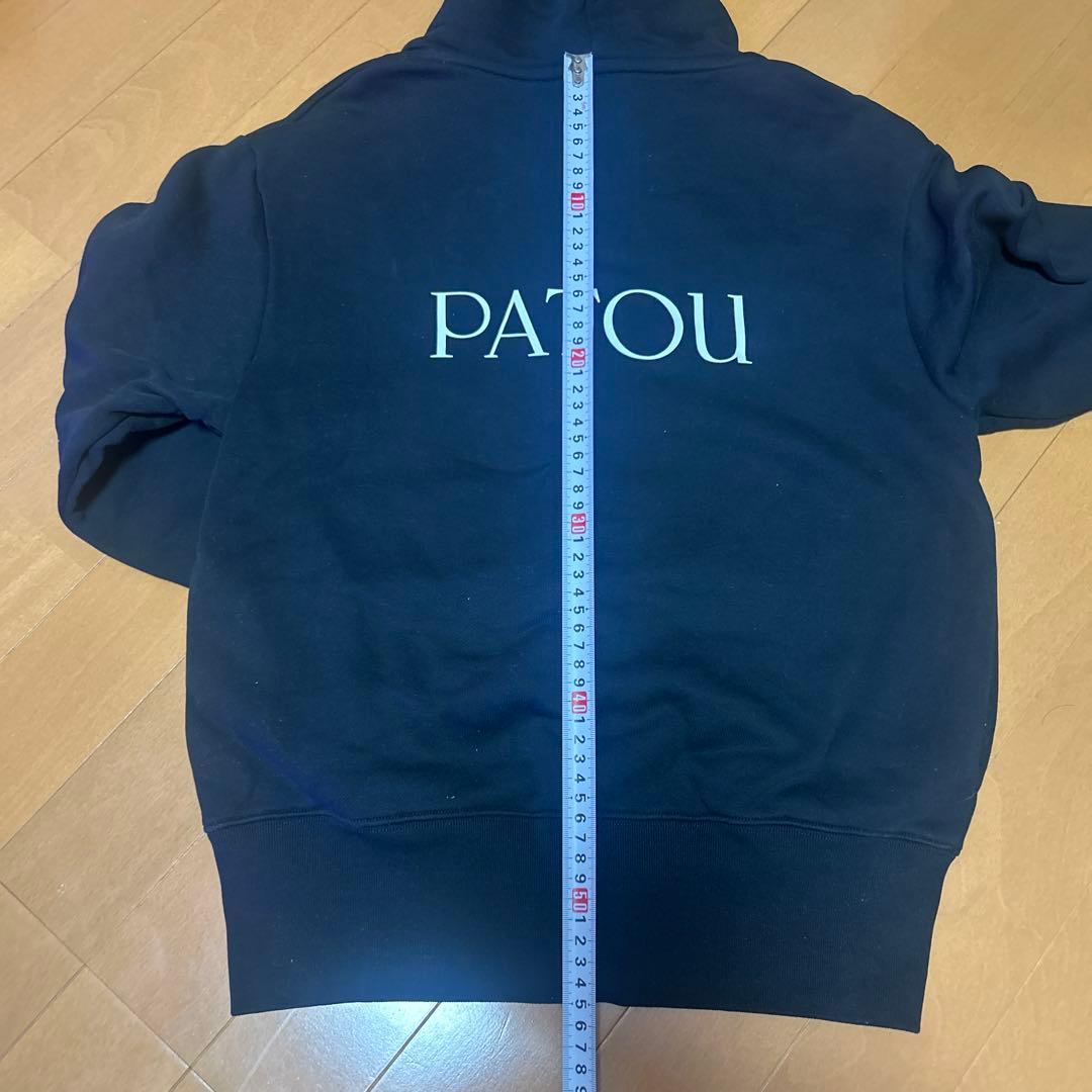 PATOU ブラック フード付きパーカー