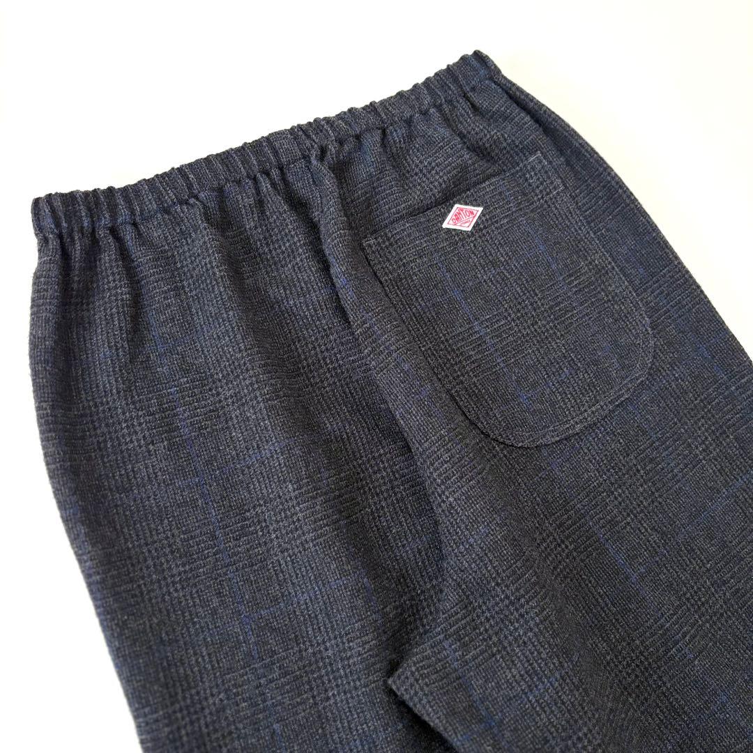 新品✨ダントン ウール100% イージーパンツ グレンチェック 36 日本製