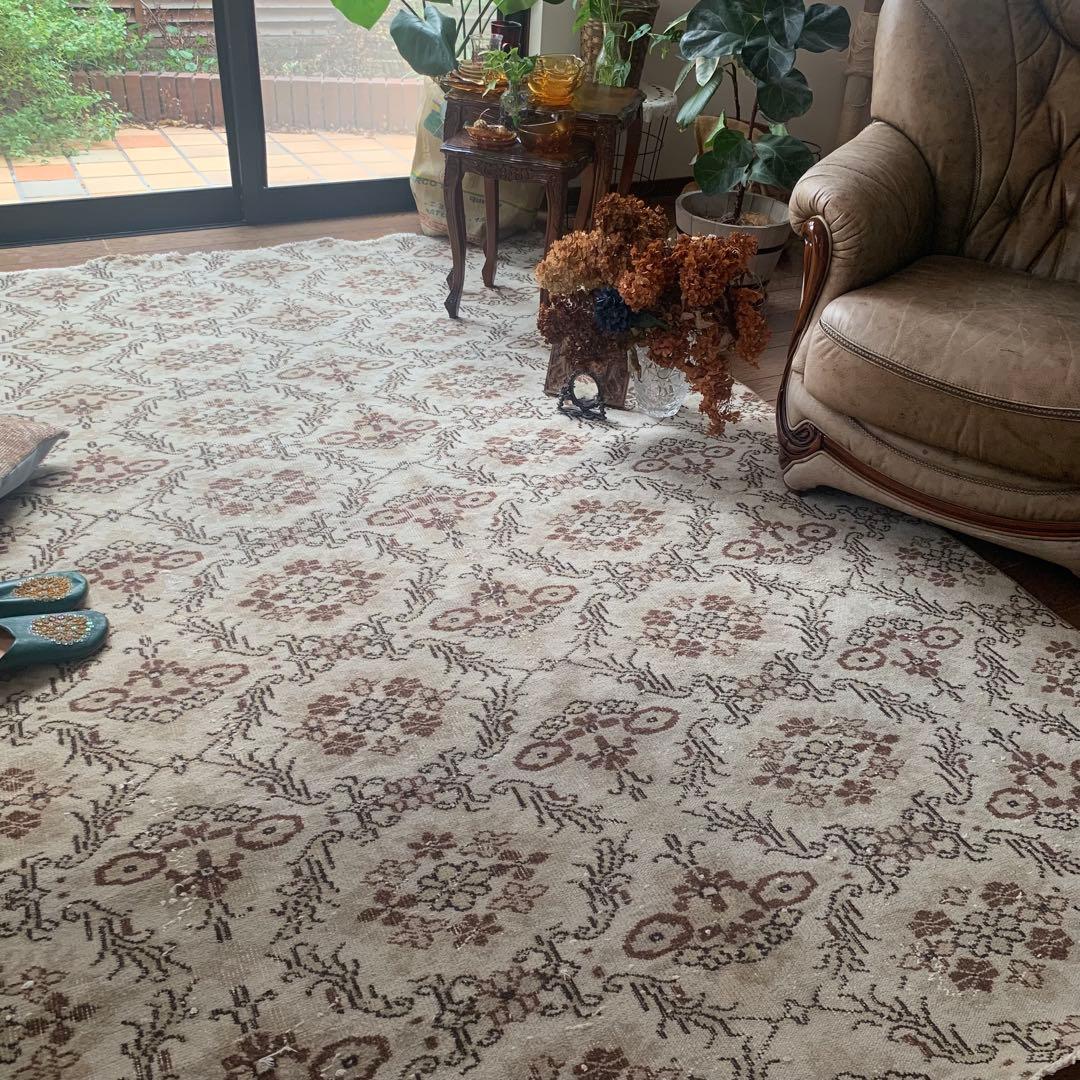 ぼーるちゃん様　超大判　262×167 モロッカンタイル　トルコヴィンテージラグ