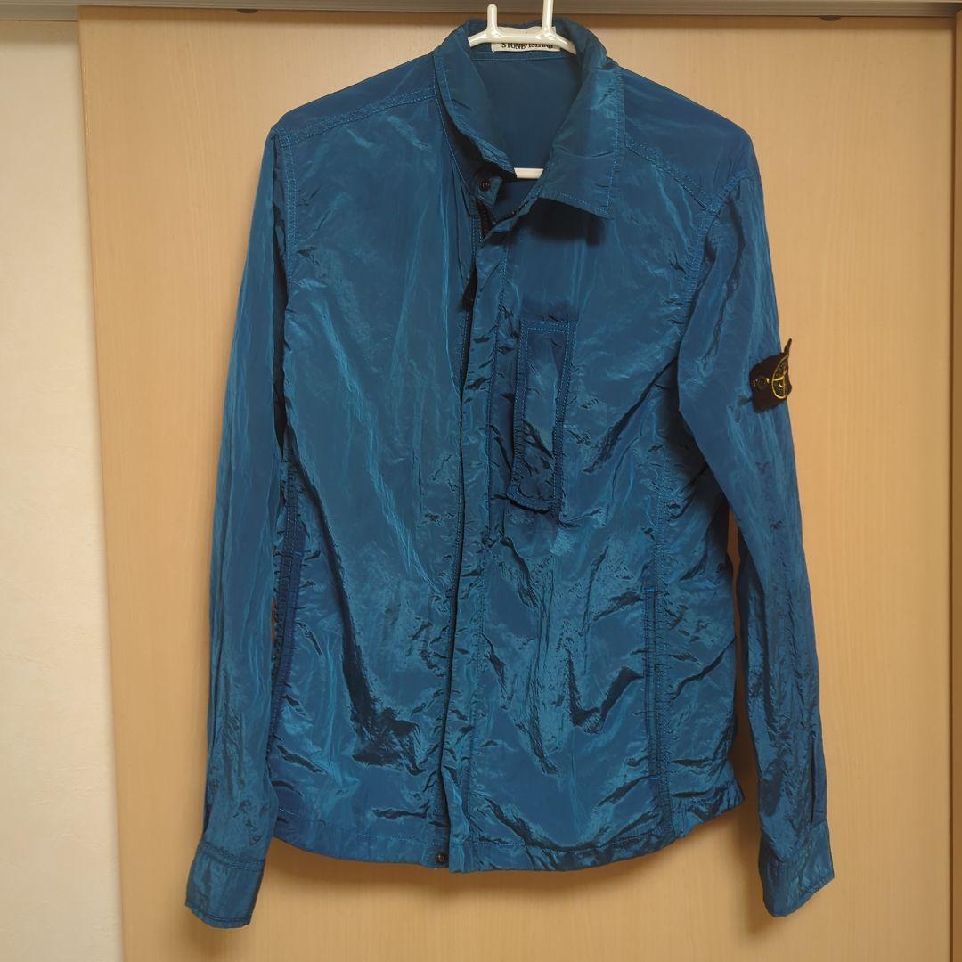 STONE  ナイロンジャケット 青