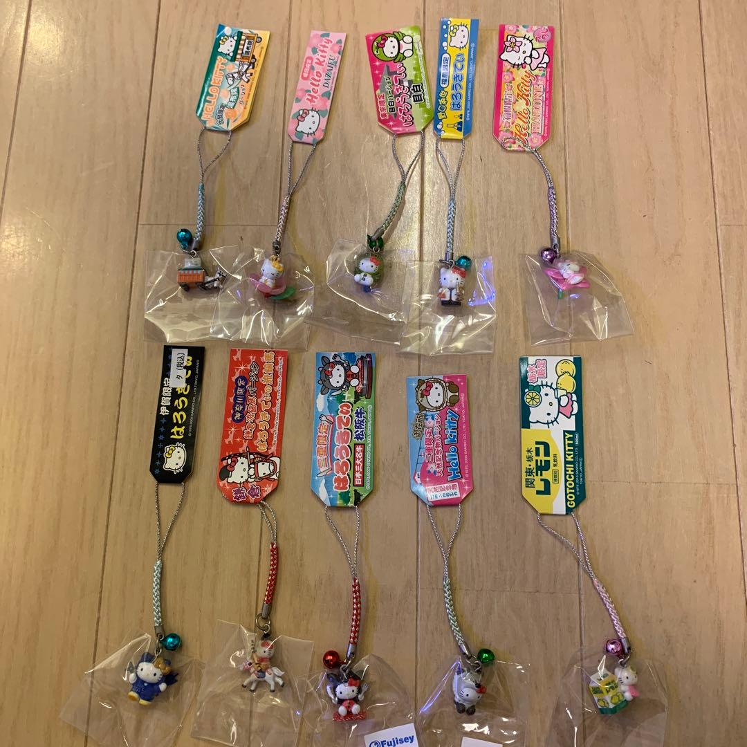 【レア】ご当地キティ　根付　 10個 まとめ売り①