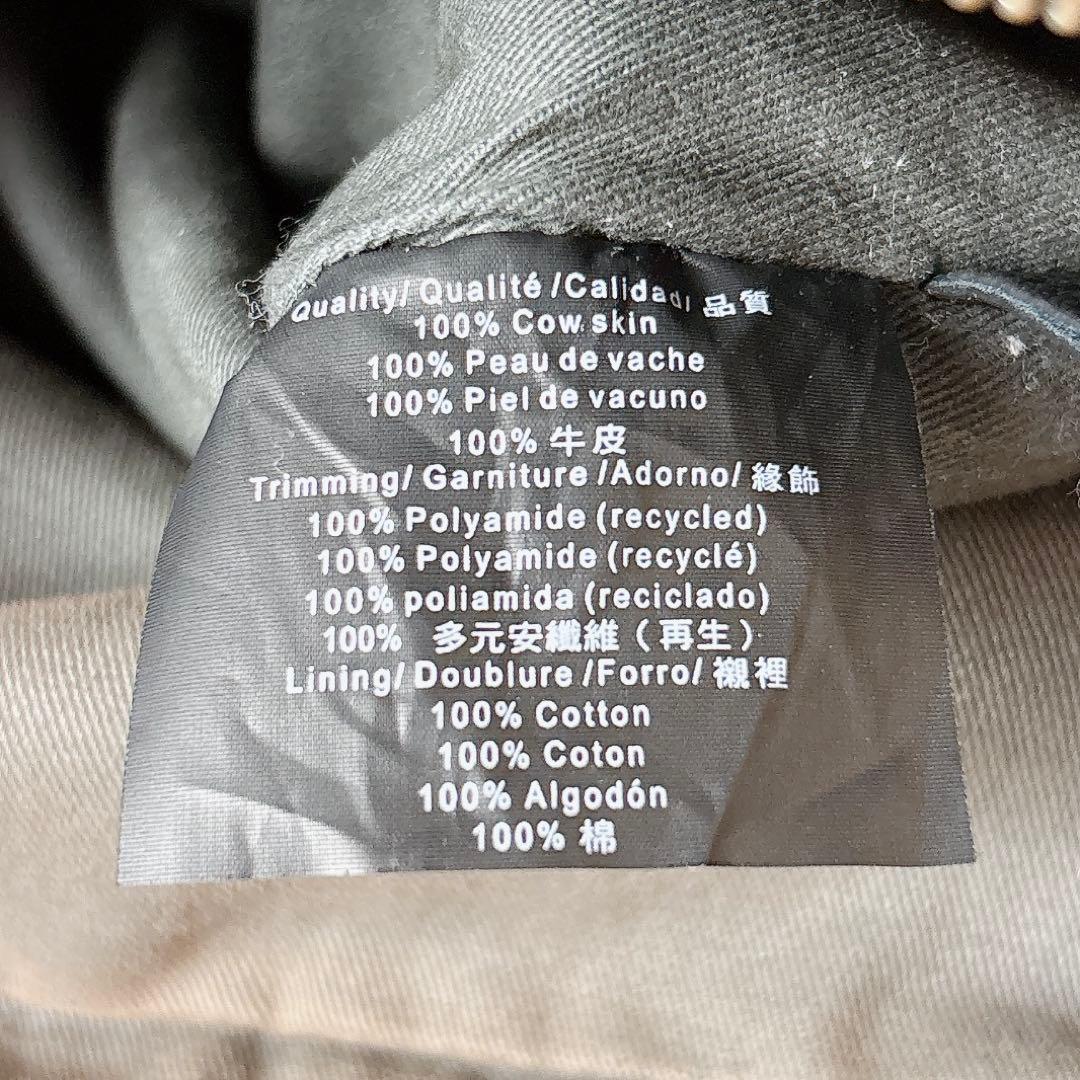 HUGO BOSS レポーターバッグ ショルダーバッグ レザー エンボスロゴ