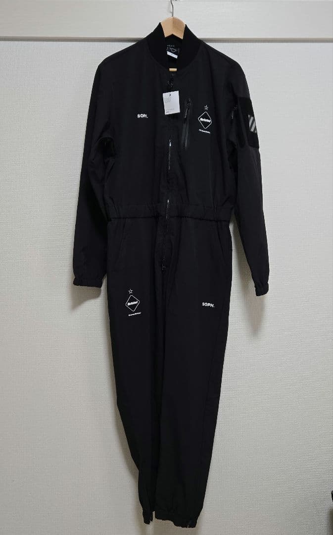 SOPH. Bristol ブラックオーバーオール つなぎ