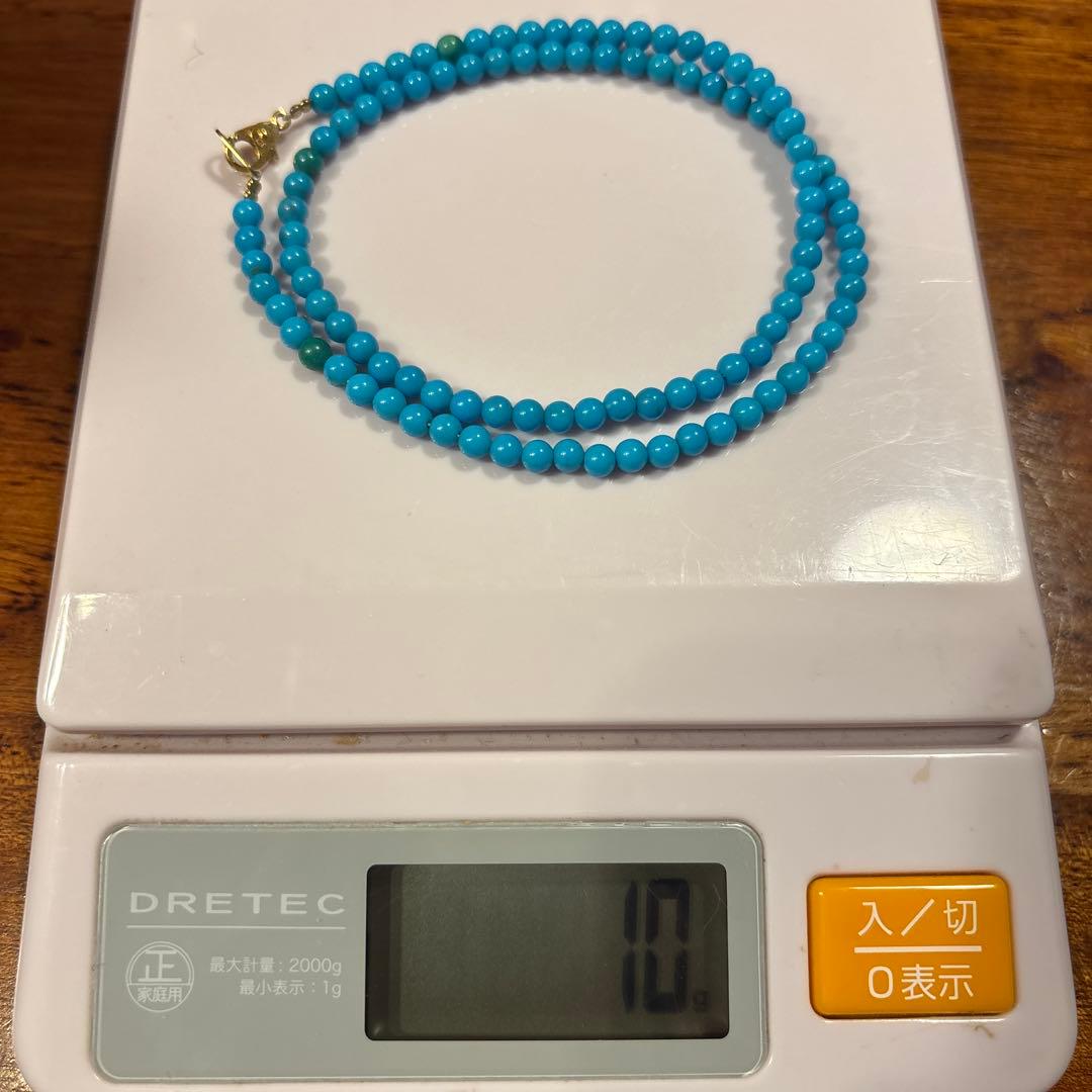 K18ターコイズハートネックレス