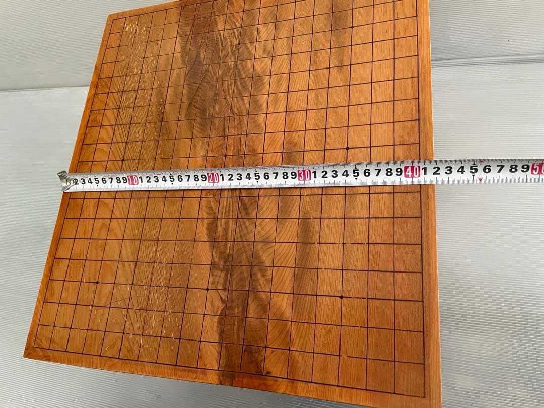 囲碁盤 碁盤 本榧 厚さ15.4cmへそ 脚付き