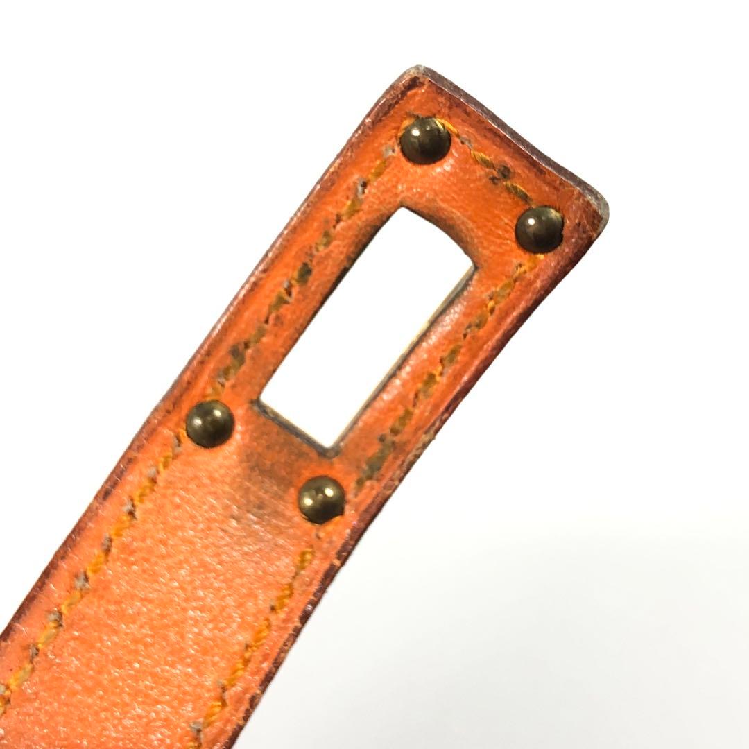 エルメス　ブレスレット　ケリー　ドゥブルトゥール　レザー×金属素材　バングル　箱