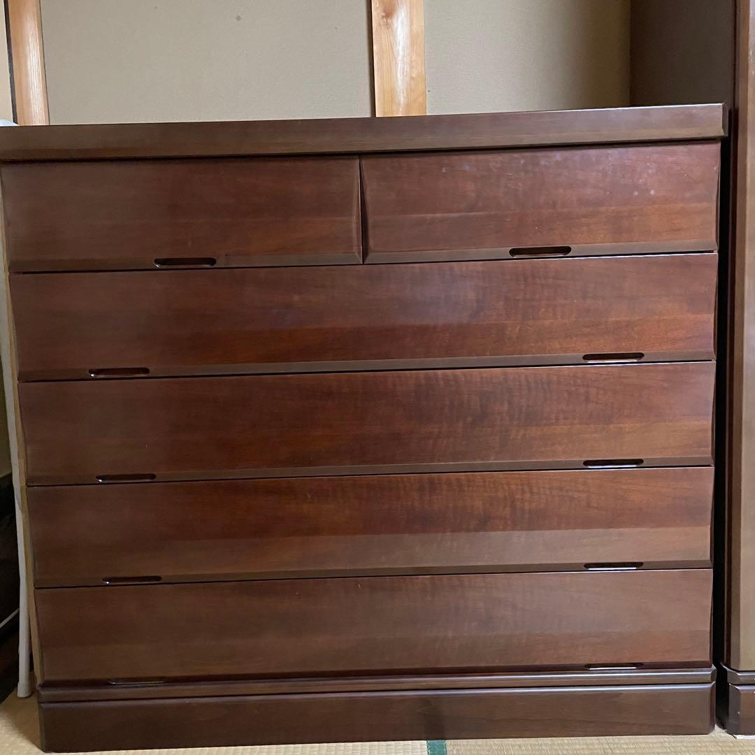 底値到達！　整理ダンス　美品　ブラウン木製チェスト