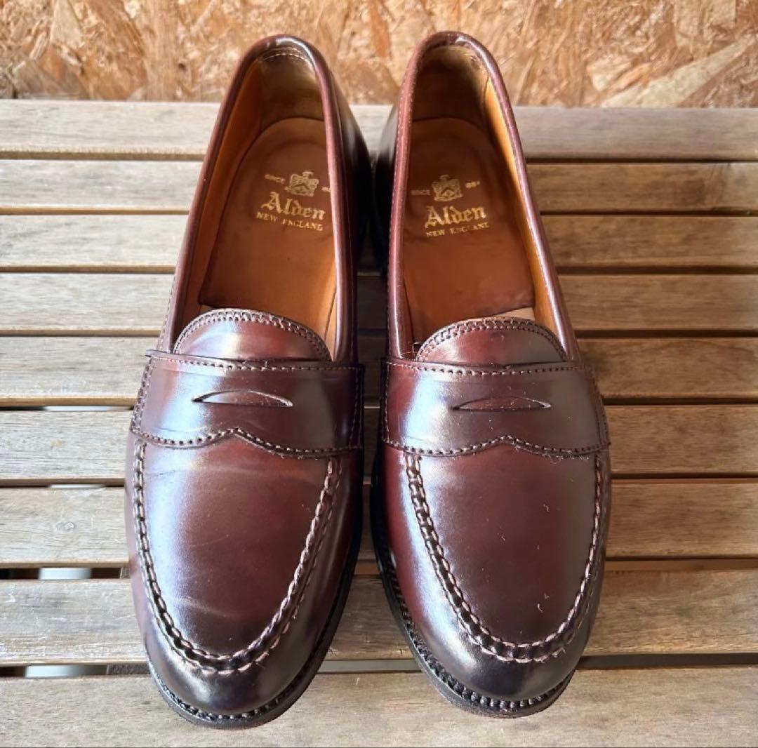 Alden コードバン　ローファー