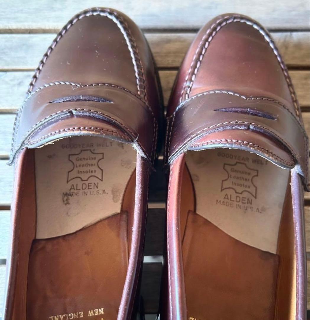Alden コードバン　ローファー