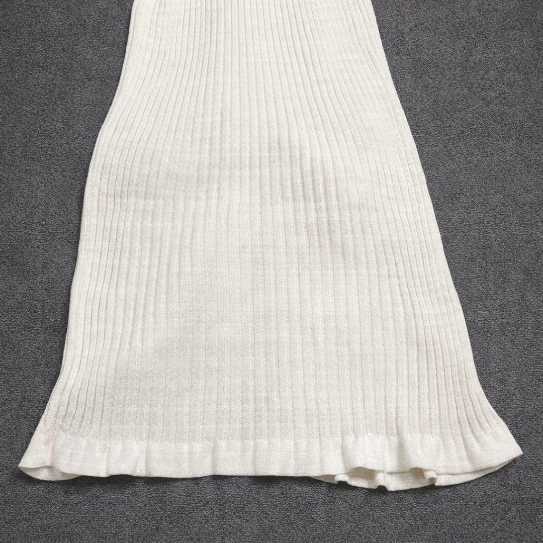 CHANEL シャネル ロングカーディガン アイボリー 40 ココボタン