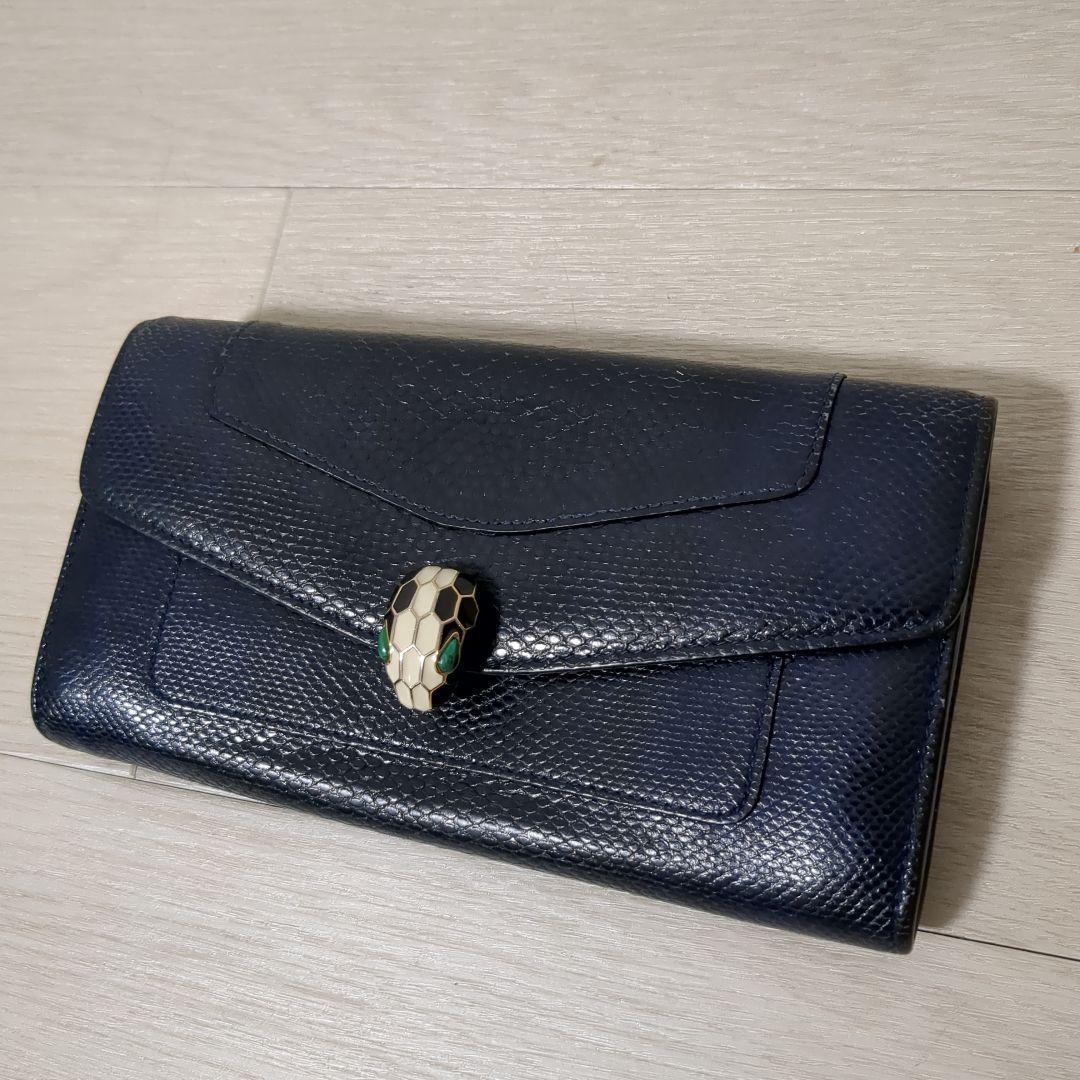 【激レア】BVLGARI　ブルガリ　セルペンティ　長財布　パイソン