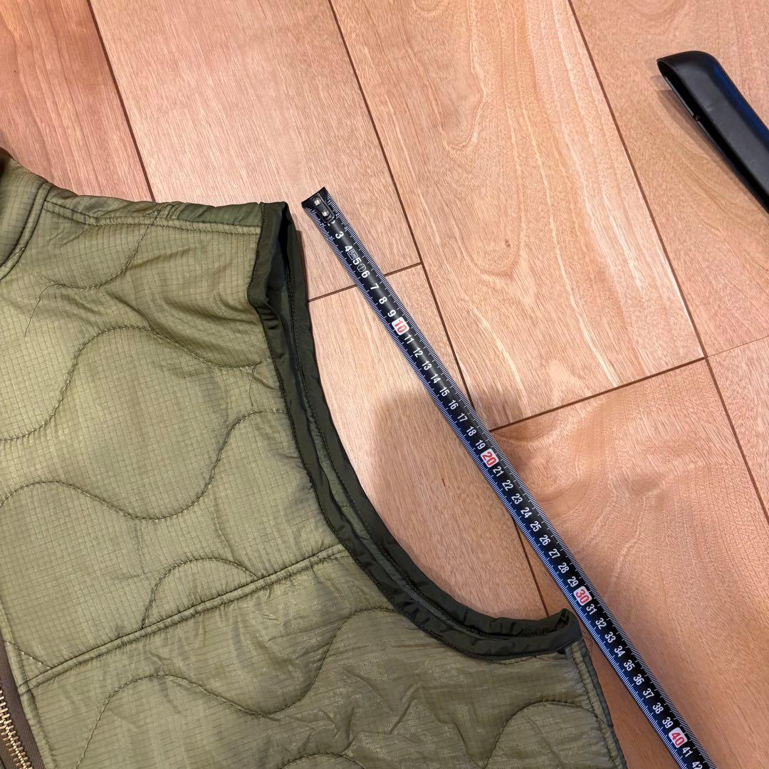 キルティングベスト　リメイク　ライナー　パッチワーク