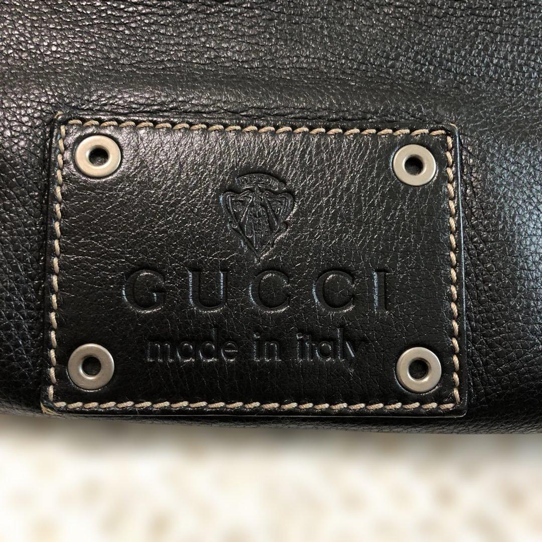 GUCCI ブラック ボストンバッグ　２回のみ使