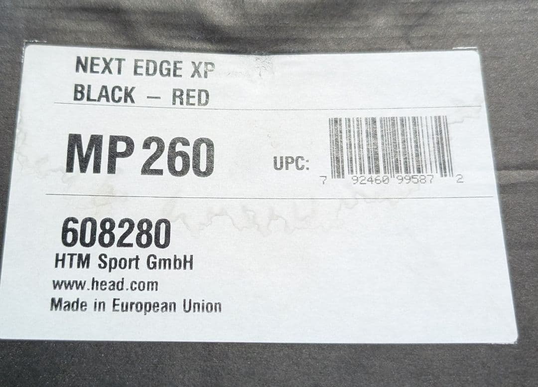 HEAD　next edge xp スキー ブーツ ブラック/レッド