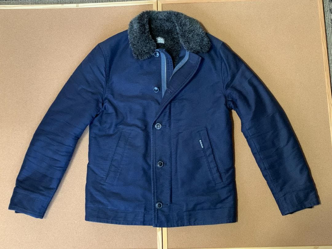 ☆美品！ブルーブルー《BLUE BLUE》　N-1 デッキジャケット　日本製