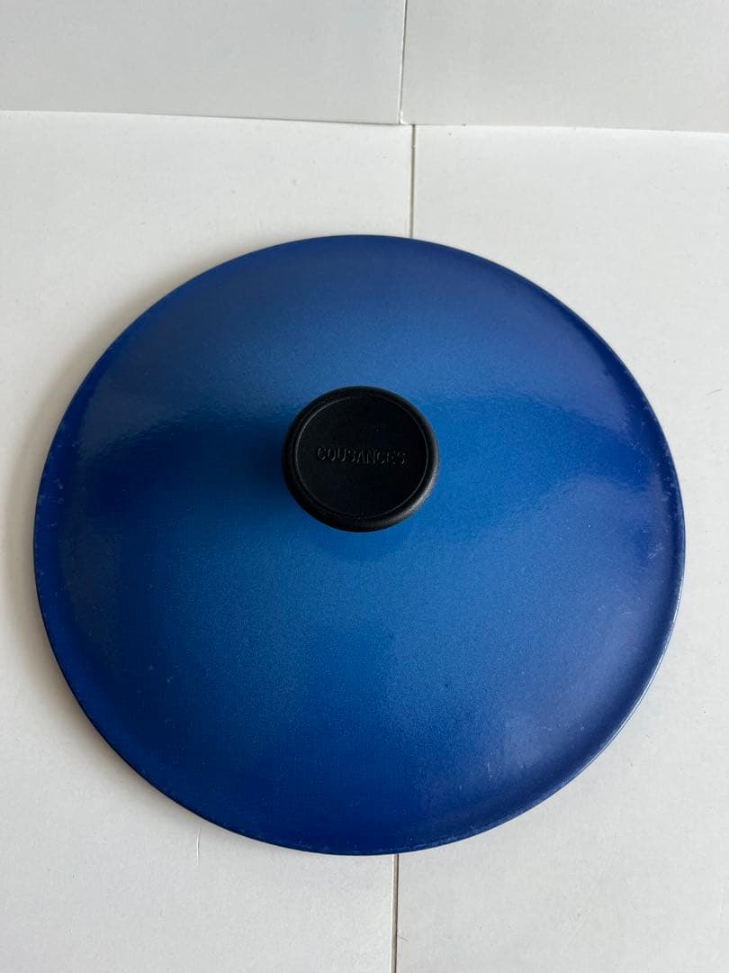 廃盤　希少　クーザンス 両手鍋　ブルー　20cm