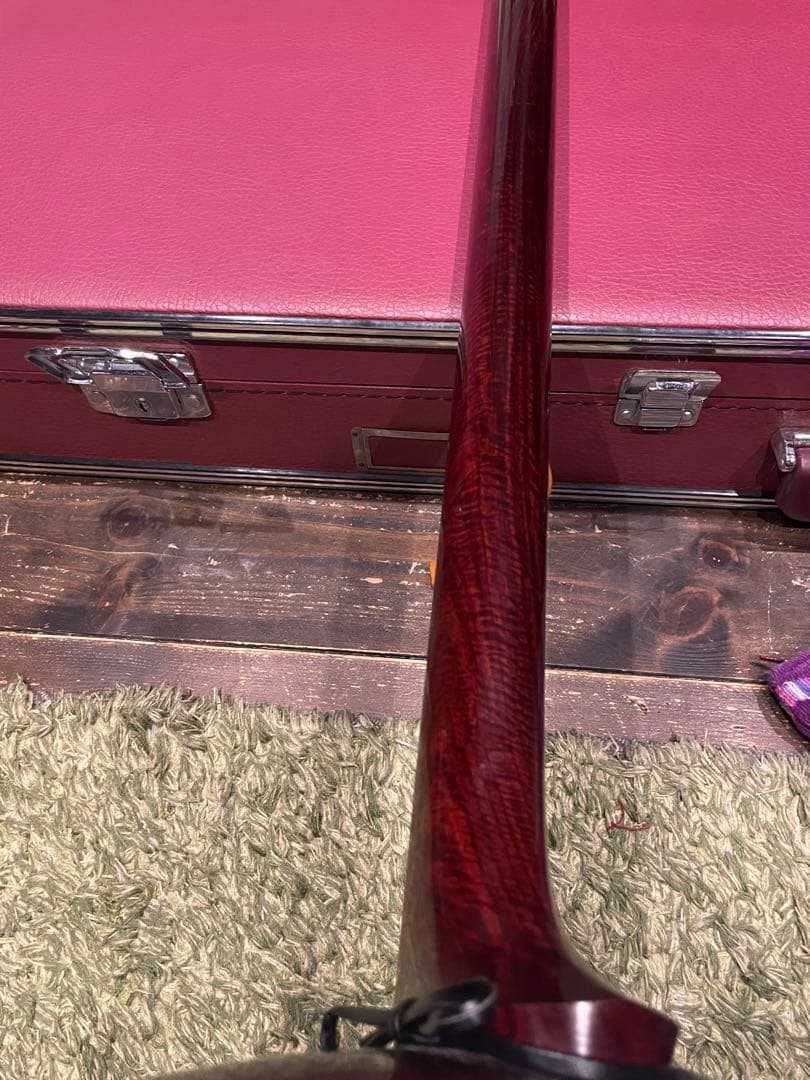 フルオーダー　津軽三味線　紅木金細　子持綾杉胴　セット