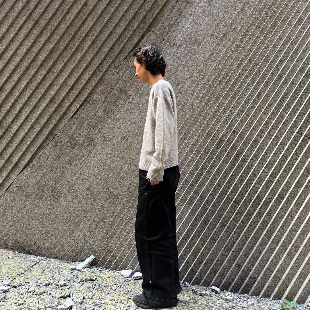 【22AW】COMOLI コモリ ラムズウール ガンジーネックセーター