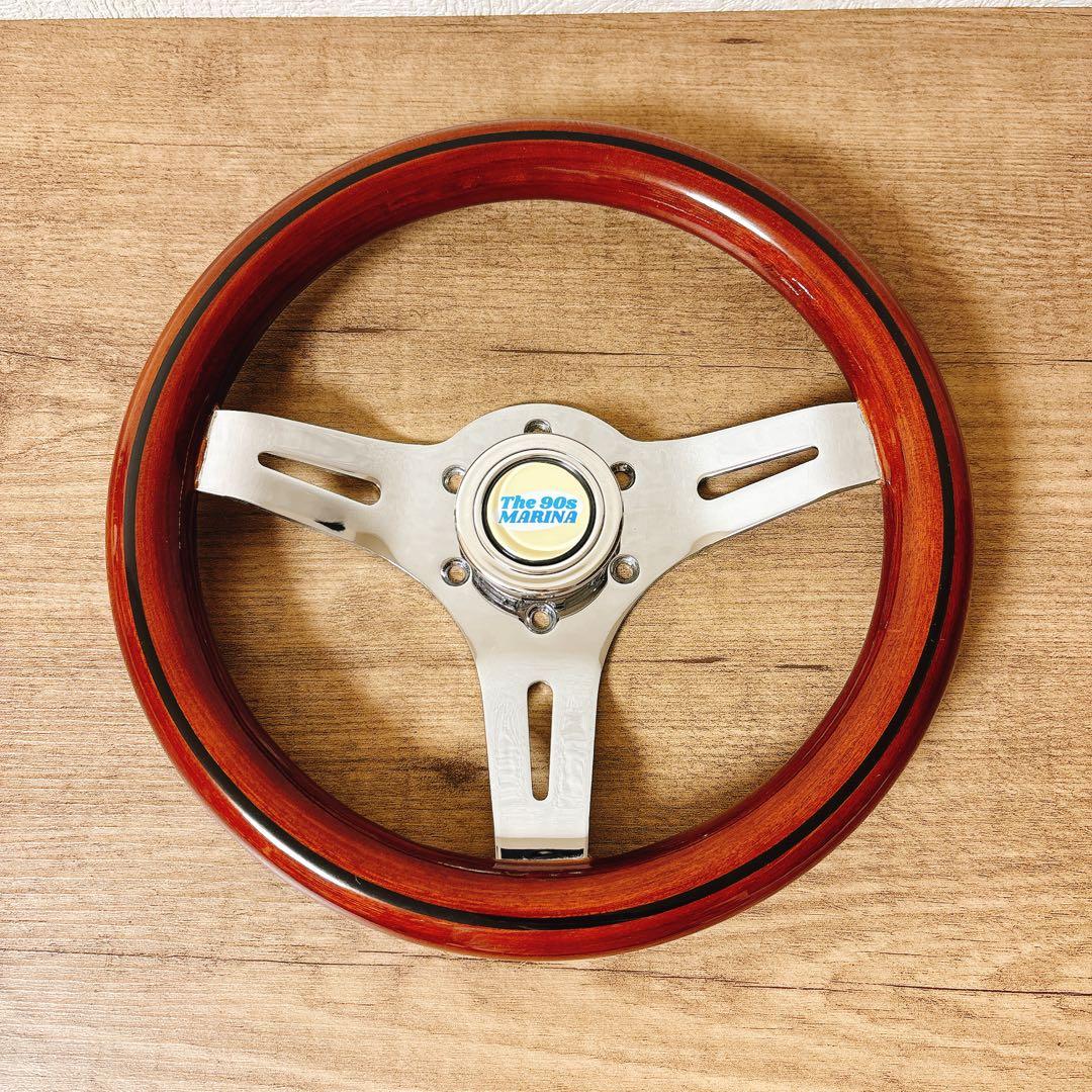 ウッドハンドル　ウッドステアリング　小径　29Φ USDM 旧車　アメリカン