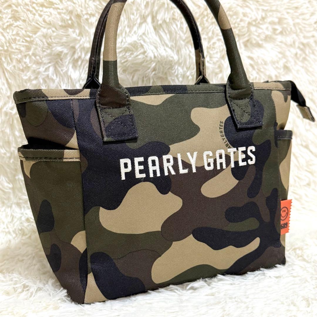 PEARLY GATES 迷彩 カモフラ カートバッグ トートバッグ ゴルフ用品