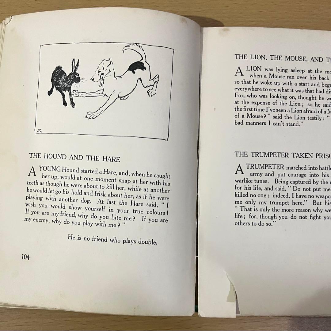 No.421レア 希少 アンティーク 古書 洋書 絵本 童話　アーサー・ラッカム