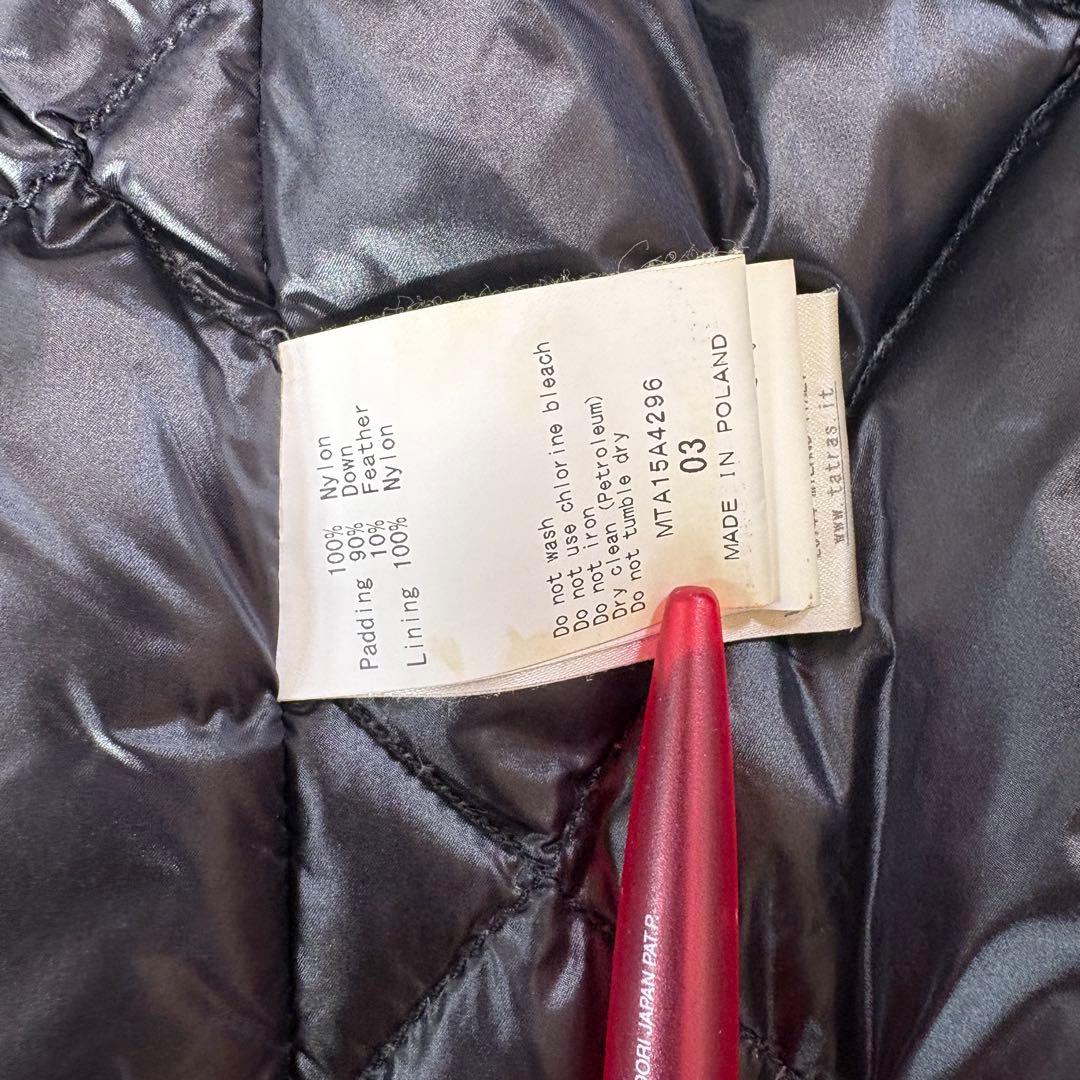 【美品】TATRAS タトラス ダウンライナー付き フィールドジャケット 03