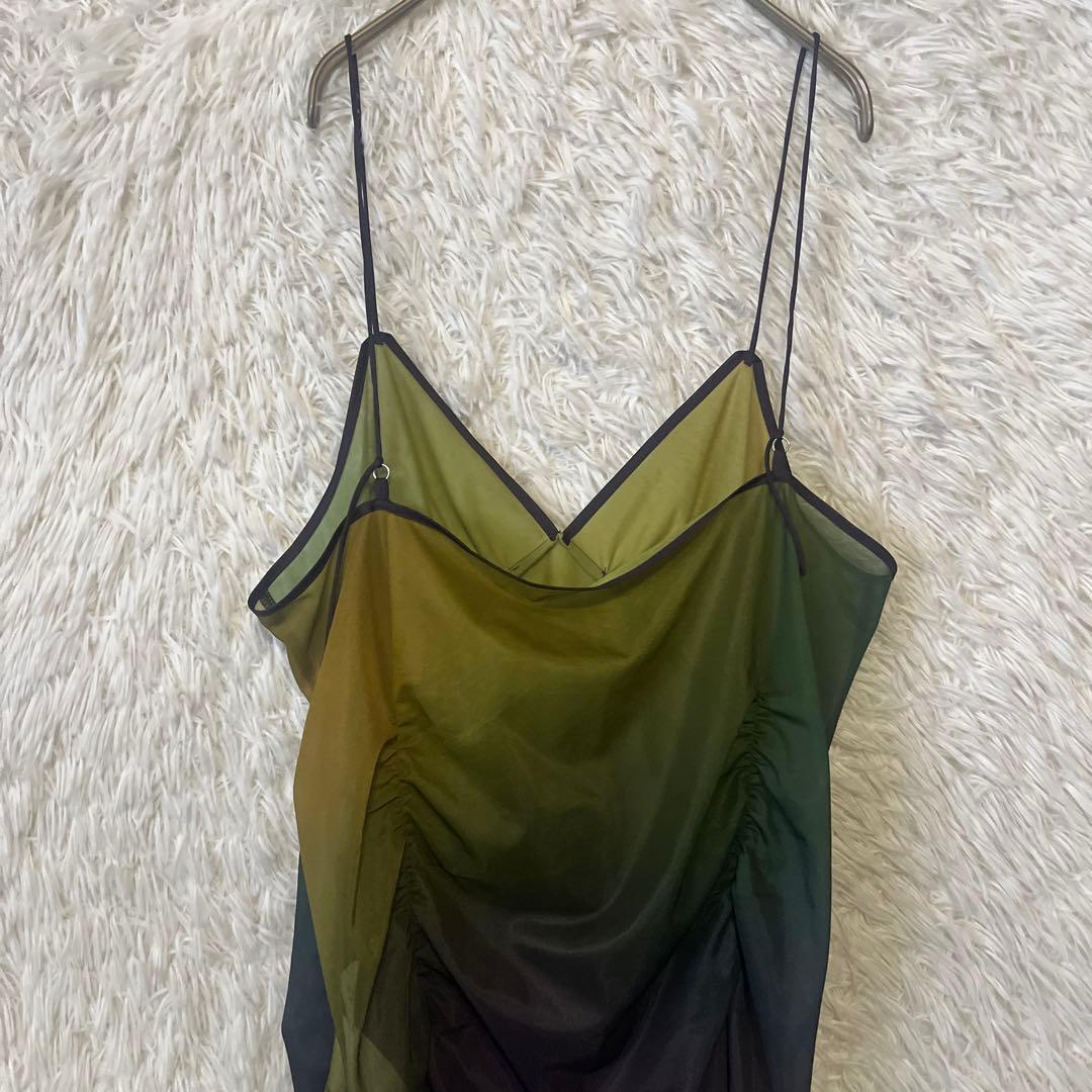 トップス Ameri MEDI GRADIENT SHEER SET TOP M