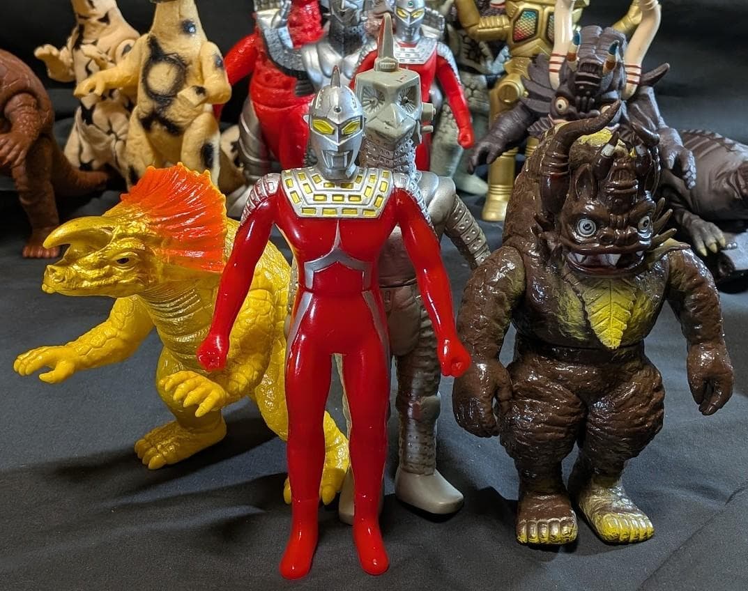 ウルトラセブン＆登場怪獣・宇宙人（バンダイ）ソフビフィギュア15体セット