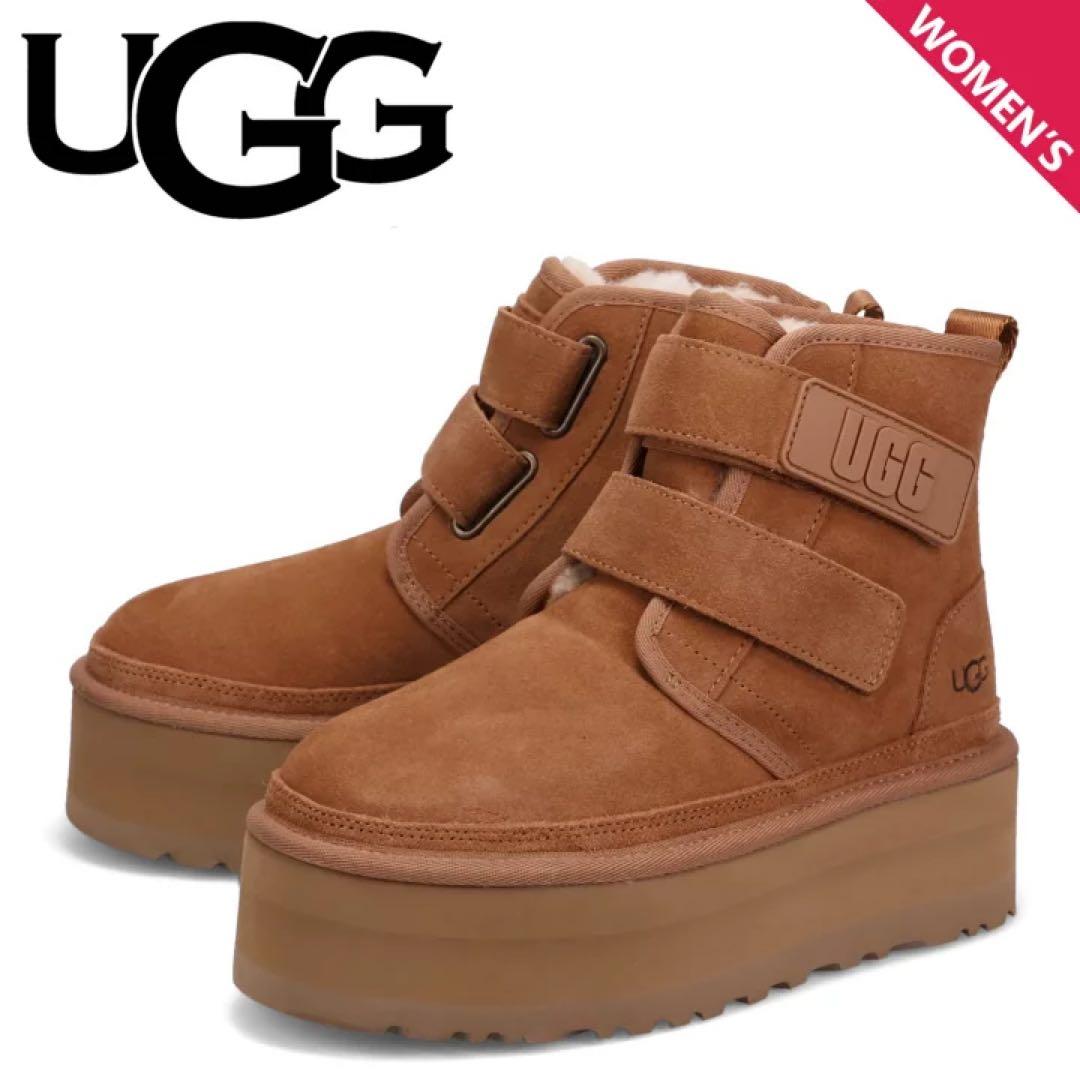 MIE 【新品】UGG ムートンブーツ 厚底25cm