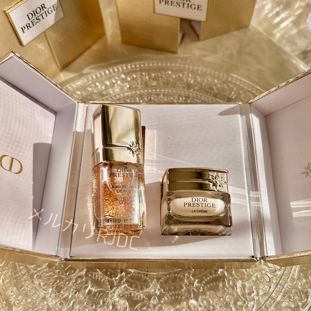 ギフト4箱セット ディオール プレステージ マイクロユイルRセラム ラクレームN