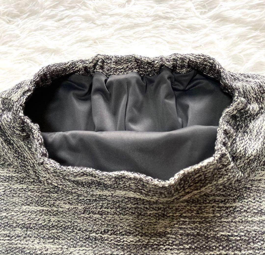 【SHIPS】ツイード調 スーツ セットアップ スカート ノーカラー 裏地付き