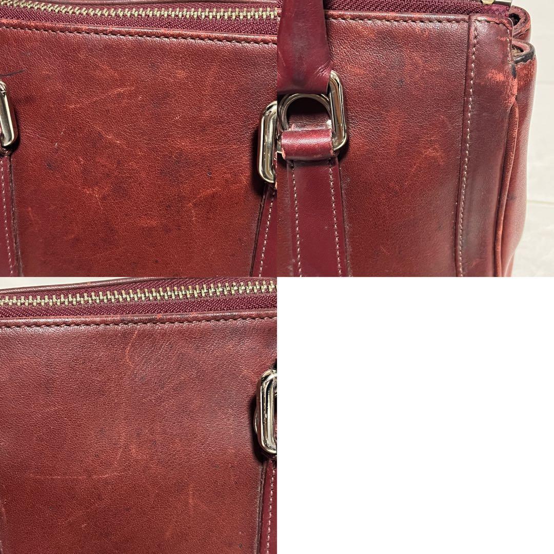オールドコーチ ハンドバッグ レザー ボルドー ヴィンテージ COACH B94