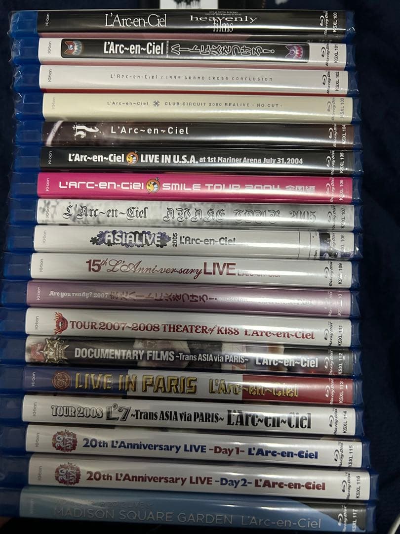 L'Arc-en-Ciel ライブ Blu-ray 18作品 新品未開封