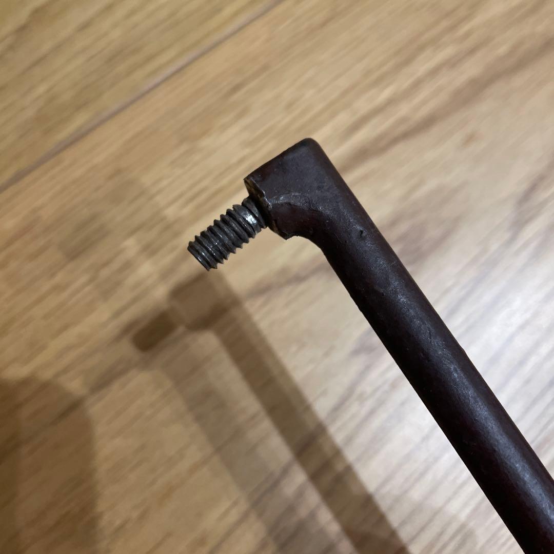 レア！キャトルセゾン　アイアン　ハンガーラック　ブラウン　タオルハンガー