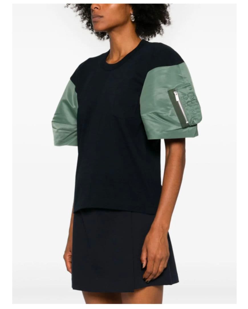 ビッケ SACAI Nylon Twill × CottonJersey