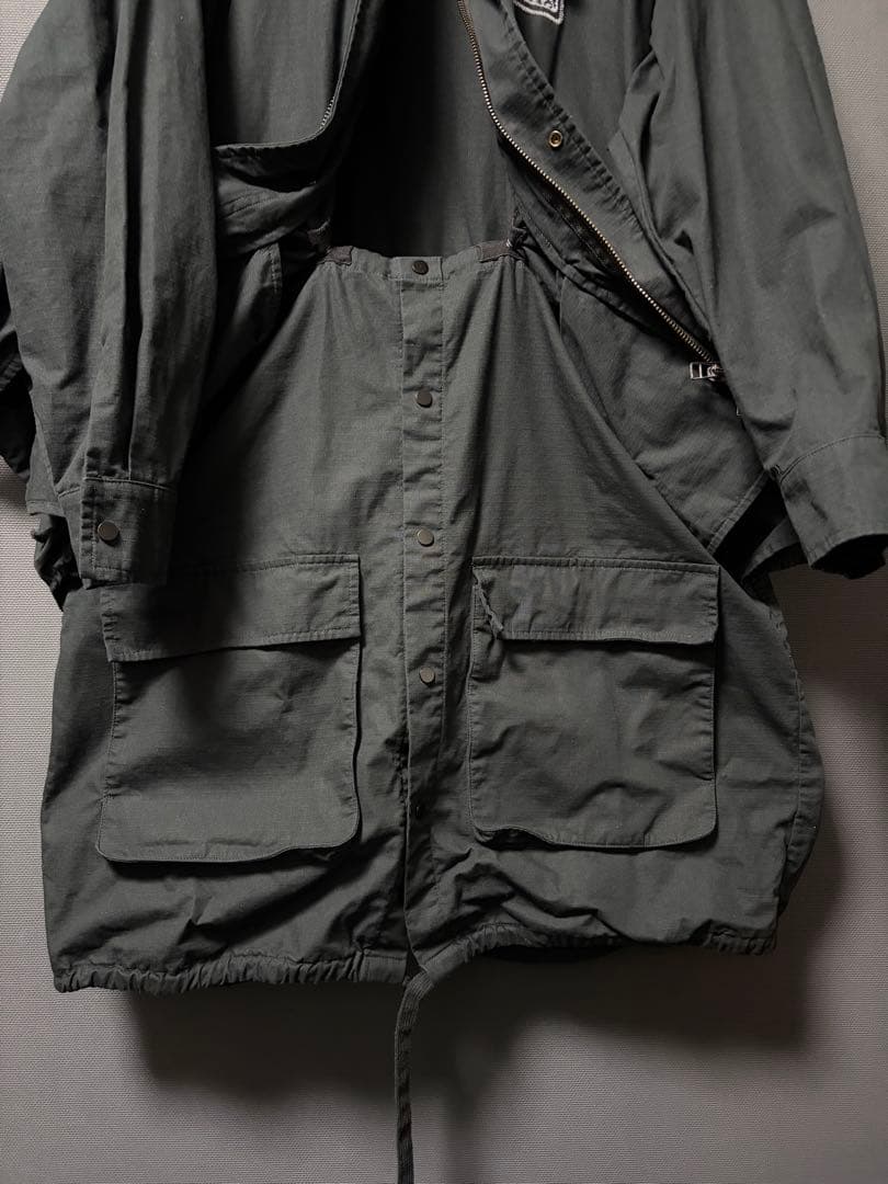 KOMAKINO ドッキングレイヤードシャツジャケット