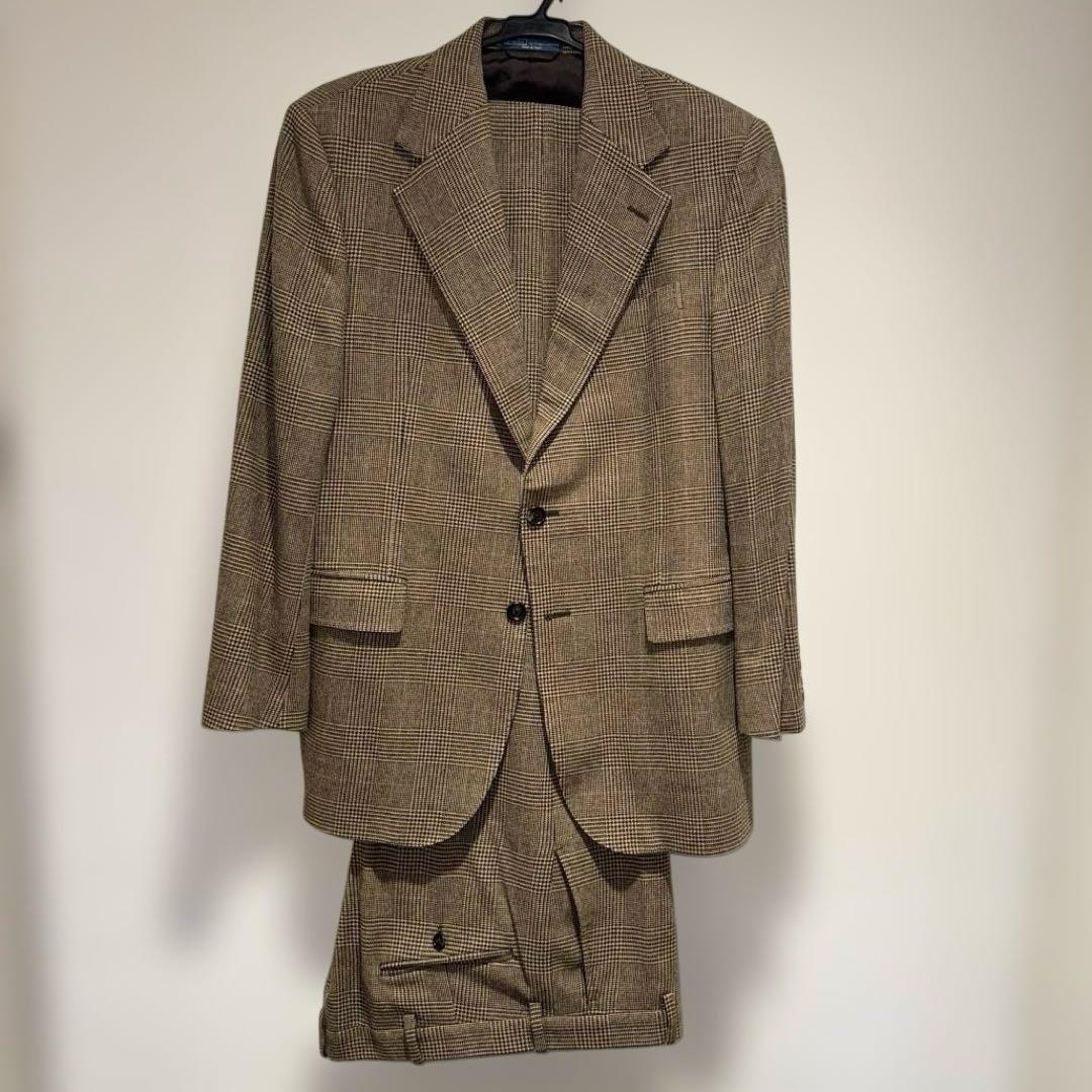 POLO RALPH LAURENラルフローレン◯茶系の冬用(生地厚め)スーツ