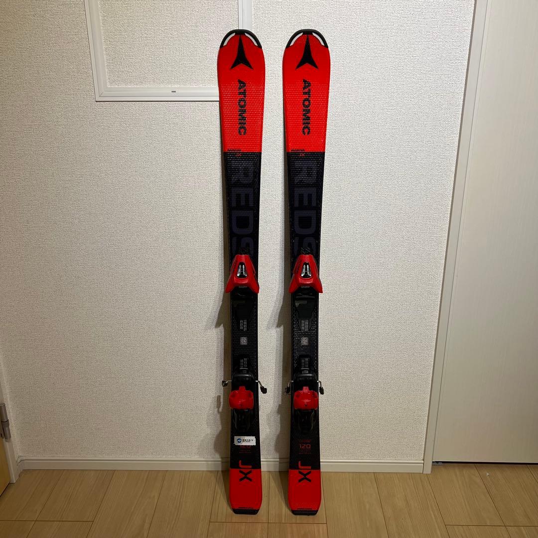 アトミック REDSTER JX 120cm キッズ スキー板 ストック 美品