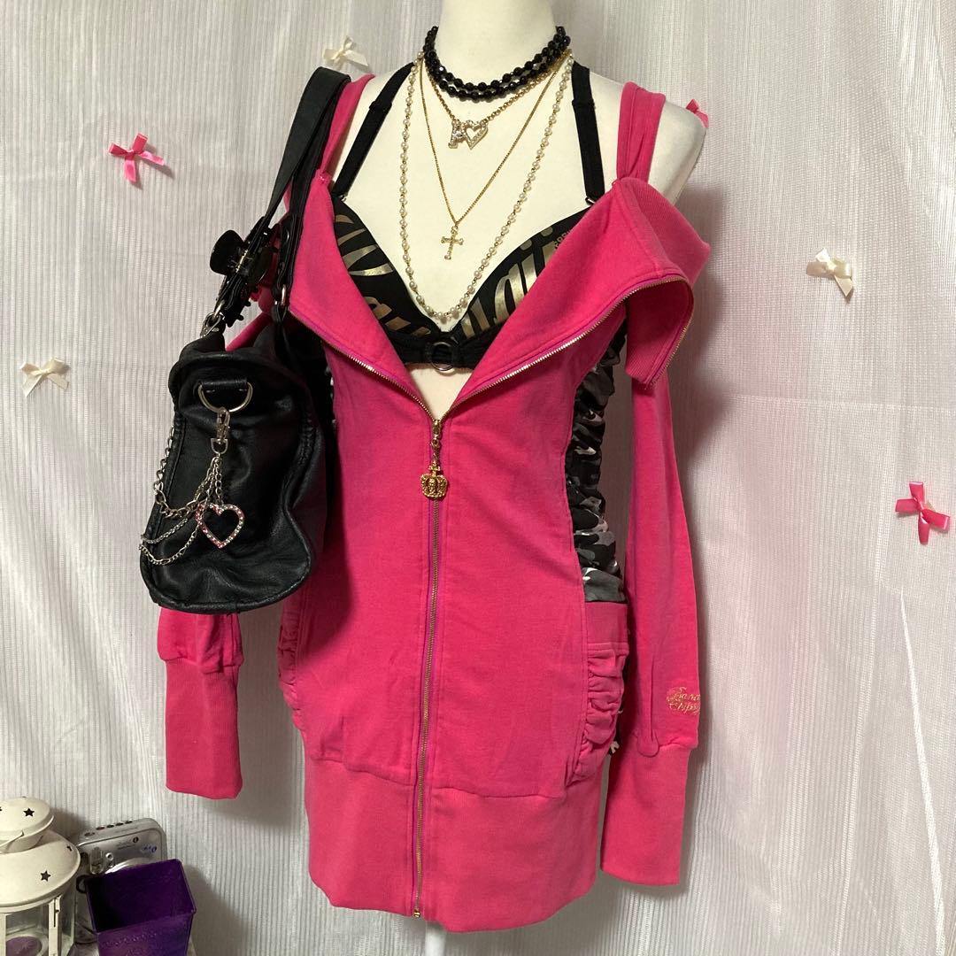 MARS系 姫ギャル グランジ 小悪魔アゲハ agejo 激カワ肩出しワンピ